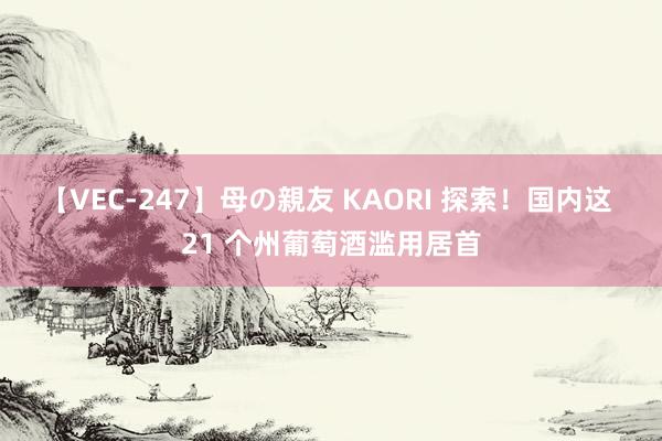 【VEC-247】母の親友 KAORI 探索！国内这 21 个州葡萄酒滥用居首